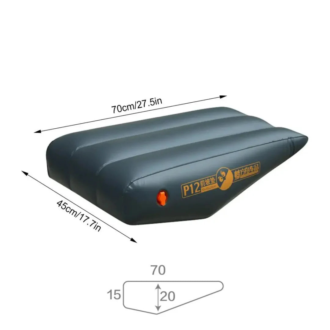 Slope pad (P12): 70 x 45 cm, 15 to 20 cm high