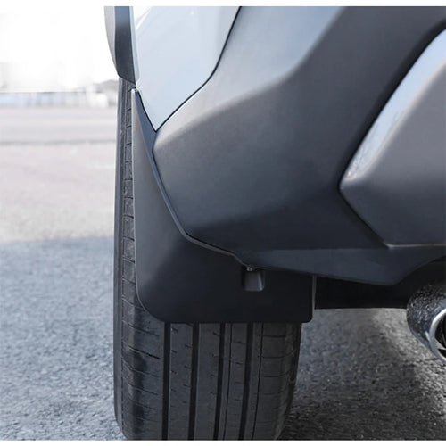 Black Plastic Mud Flaps for Toyota RAV4 and RAV4 Hybrid 2019-2023 (XA50), Splash Guards for the Wheel Arches