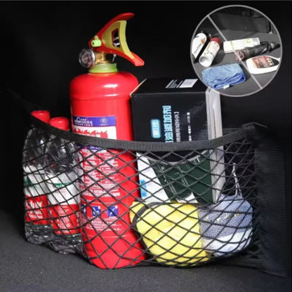 Elastic Nylon Cargo Net for Toyota RAV4 2019-2024 (XA50), Trunk Net with Hooks in 4 Sizes from 27.6 x 27.6 in to 47.2 x 27.6 in