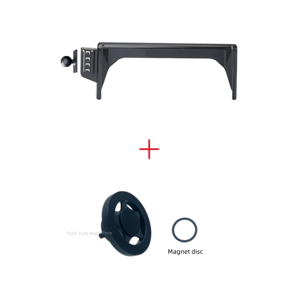 Magnetic Phone Mount for Toyota RAV4 2019-2023 (XA50) with 8-Inch Screen, Screen Base, Magnetic Holder or 15W Magnetic Wireless Charger