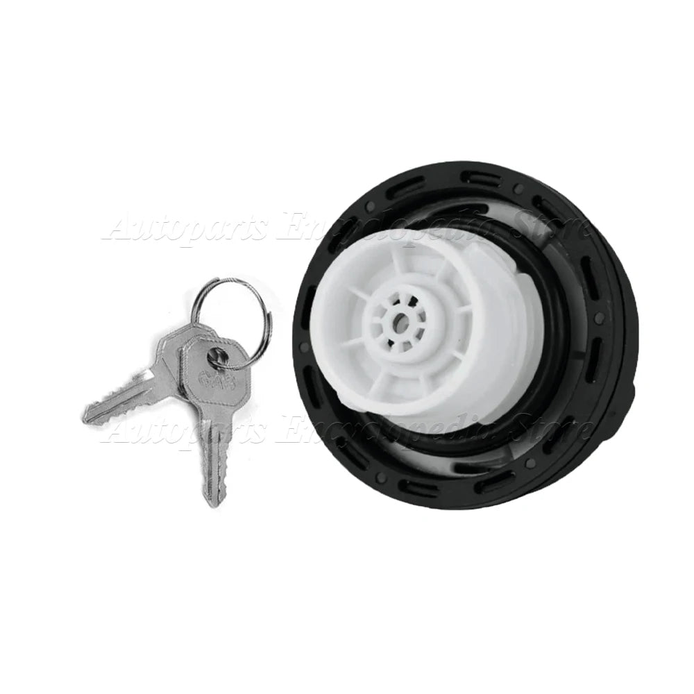 Locking Gas Cap with Key for Jeep Wrangler 2018-2021, Replacement Fuel Tank Cap, Also Fits Gladiator, Cherokee and Liberty