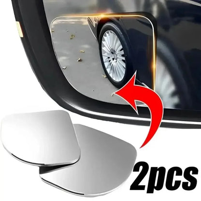 Adjustable Round Blind Spot Mirrors, Pair, Wide Angle Convex Mirrors with 360 Degree Rotation for Reversing and Lane Changes, 3 Styles