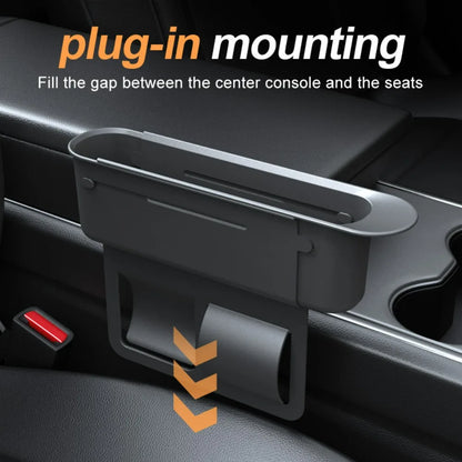 Universal Car Seat Gap Filler, Push-Pull Console Side Pocket Organizer
