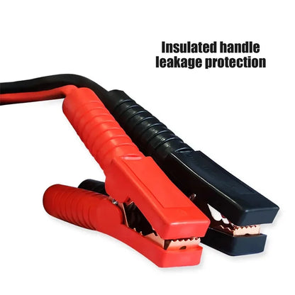 Car Battery Jumper Cables, 4 m (13.1 ft), Insulated Alligator Clamps, for Cars, SUVs and Emergency Jump Starts
