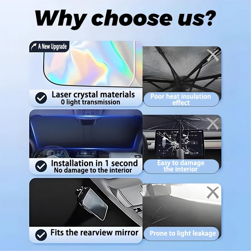 Windshield Sun Shade for Hyundai Tucson 2022-2025 (NX4), Anti-UV Front Window Cover for Heat Insulation