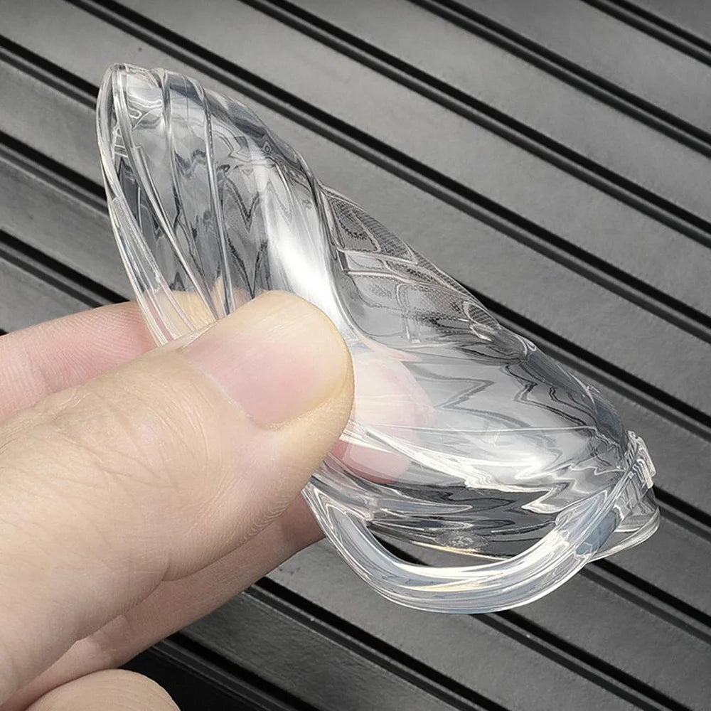 Key Fob Cover for Honda Civic 11th Gen Keyless Fobs, Full-Wrap Clear TPU Case for 3, 4 and 5-Button Keys, Clear or Clear Black