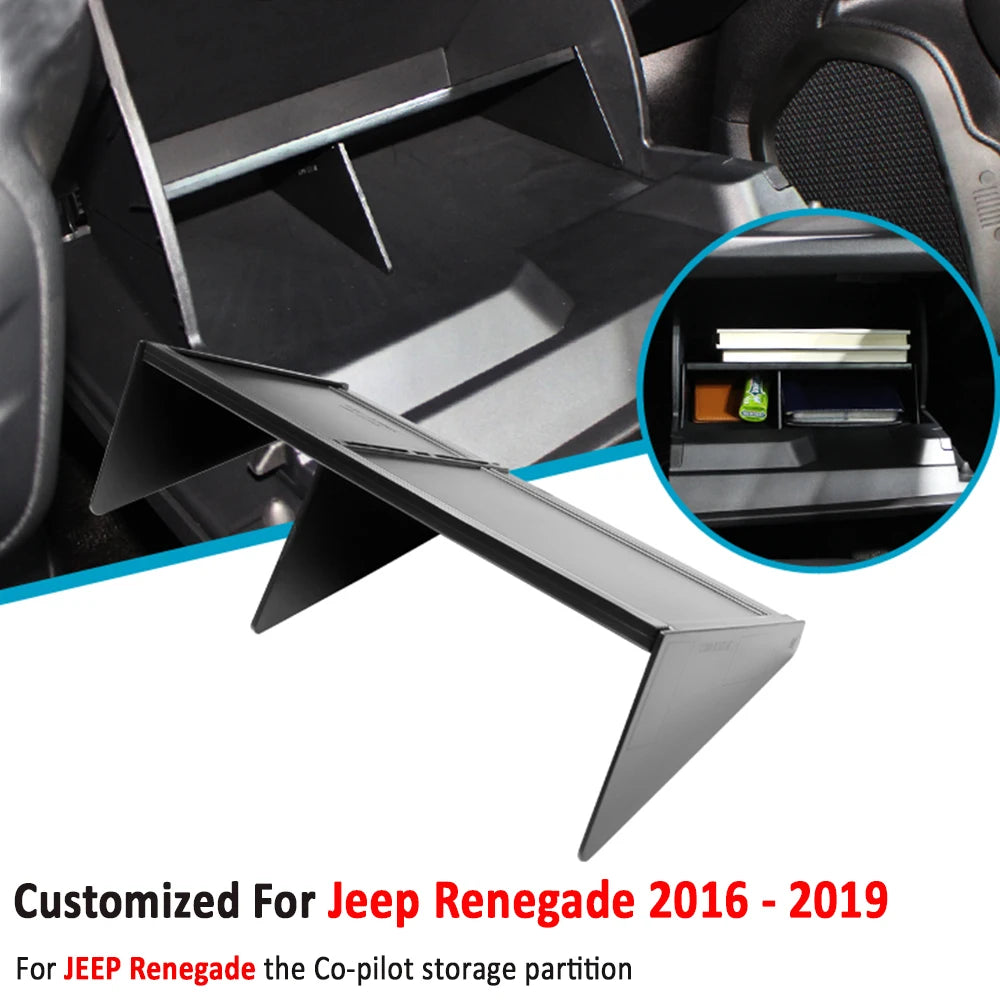 Center Console Organizer Tray — Fits Jeep Renegade 2016–2022