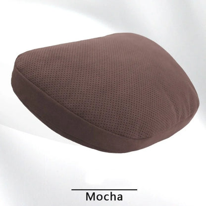 Faux Suede Car Headrest Neck Pillow, Soft Neck Support Cushion with Elastic Back for Front and Rear Seats, 18 Styles