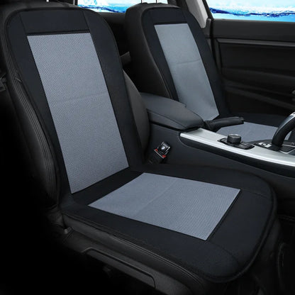 12V Cooling Car Seat Cushion with 8 Fans, 3D Mesh Ventilated Seat Pad for Front Seats, 2 Speeds, Plugs into Lighter Socket