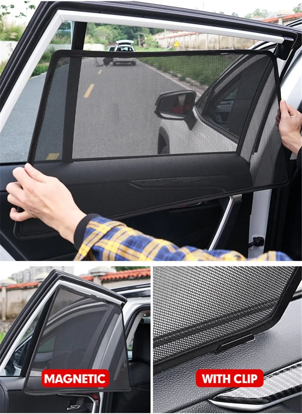 RAV4 2013–2018 magnetic window sunshade — photo 4
