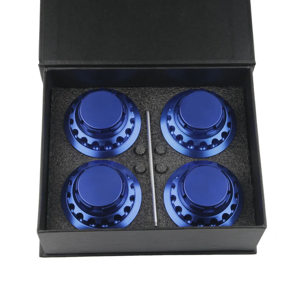 Wheel Center Caps for Toyota Camry, Corolla, Avalon, Sienna and More, 62mm Aluminum, Set of 4, 5 Colors