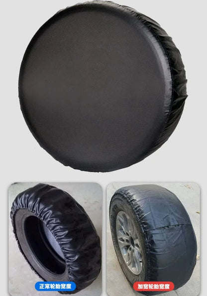 Spare Tire Cover for Jeep Wrangler, Sized for 245/75R17, 255/75R17, 265/70R17, 285/70R17, 315/70R17 or 255/70R18 Tires