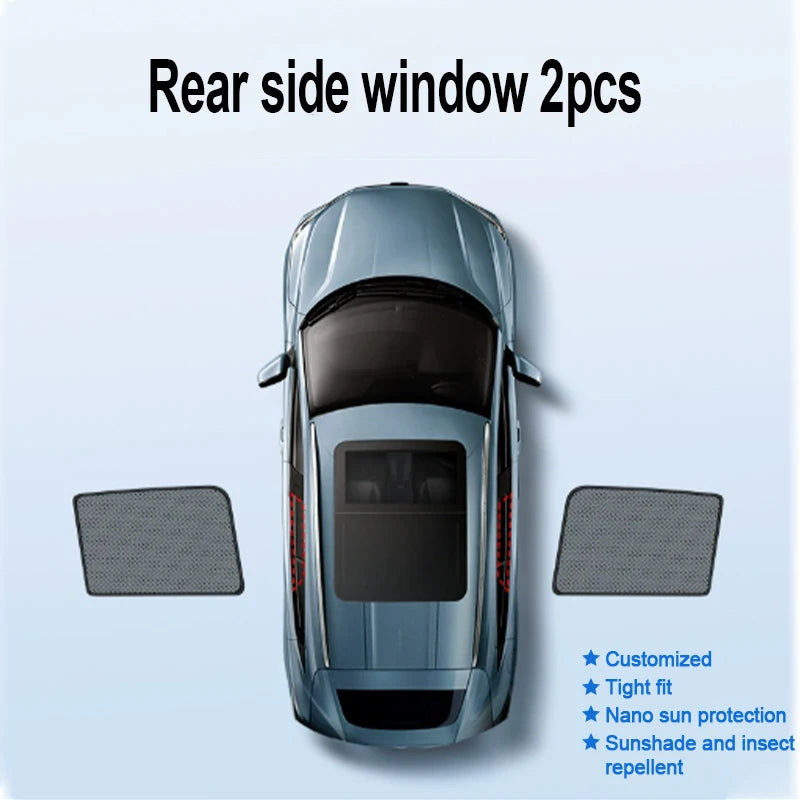 Magnetic Sun Shades for Toyota Camry 2025-2026 (XV80), Mesh Side Window Shades and Foil Windshield Shade, Full Set or Single Windows