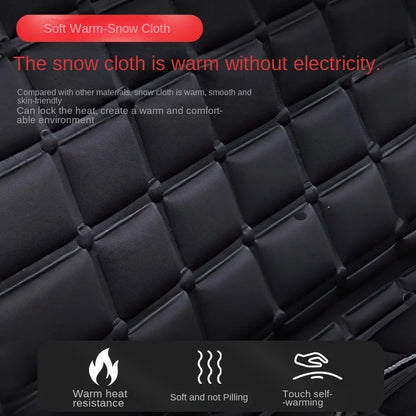 12V Heated Car Seat Cushion, Quick Heating Electric Seat Warmer Pad, 37 x 18 in (94 x 46.5 cm), Gray or Black