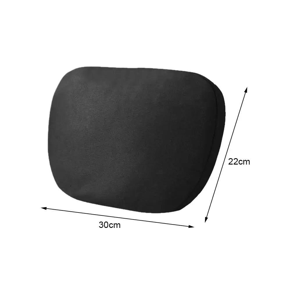Faux Suede Car Headrest Pillow with Memory Foam, Universal Neck Rest Cushion for Car Seats, 11.8 x 8.7 Inch, 5 Styles