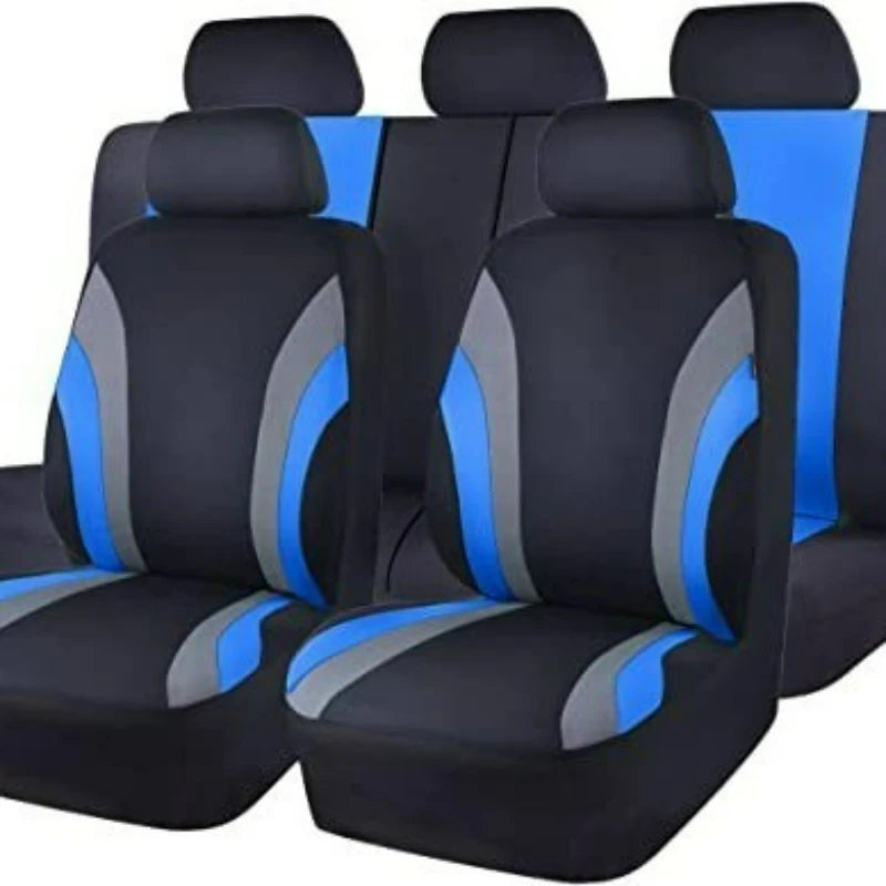 Flocking Cloth Car Seat Covers for Toyota RAV4 2020-2025, 9-Piece Set, Soft Velvet-Feel Fabric in 7 Colors