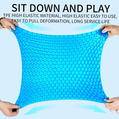 Honeycomb Gel Seat Cushion, Breathable Grid Design, 15.7 x 13.8 in, for Car Seats, Office Chairs, Home and Wheelchairs