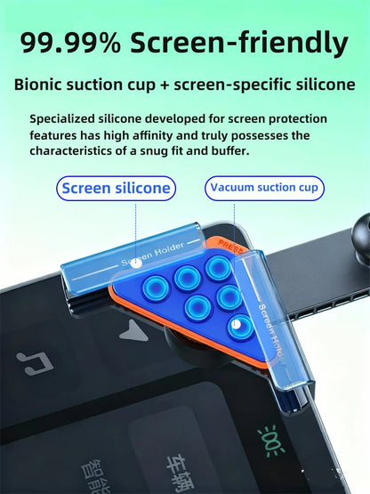 Screen Phone Mount for Tesla Model 3 Highland 2024 and Model Y 2025, Magnetic or Gravity Holder, 15W Wireless Charging Option