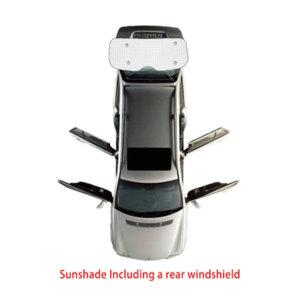 Window Sunshades for Hyundai Tucson 2022-2023 (NX4), Silver Aluminum Foil, Windshield, Front or Rear Sets, or All Windows