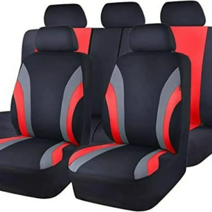 Flocking Cloth Car Seat Covers for Toyota RAV4 2020-2025, 9-Piece Set, Soft Velvet-Feel Fabric in 7 Colors