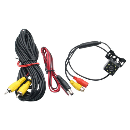 8 LED backup camera with video and power cables