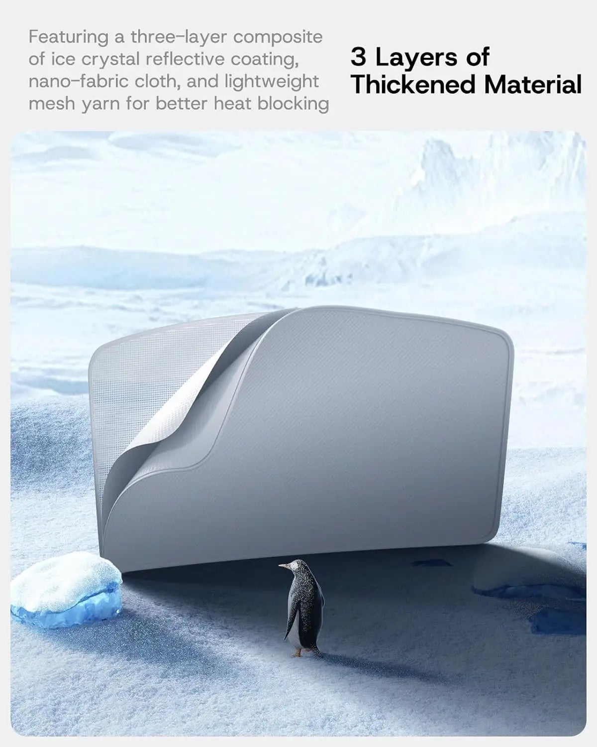 Glass Roof Sunshade for Tesla Model Y 2020-2024 and Juniper, Model 3 2017-2023 and Highland, Clip-On Shades in Black, White or Blue