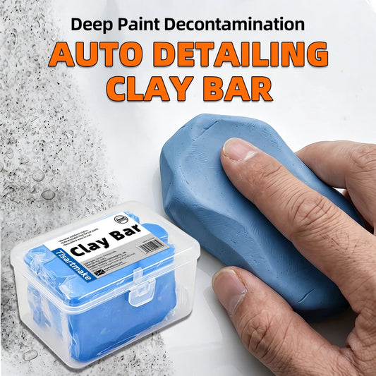 Car Detailing Clay, 400 g or 500 g in a PVC Storage Box, for Paint, Glass, Headlights, Wheels and Chrome