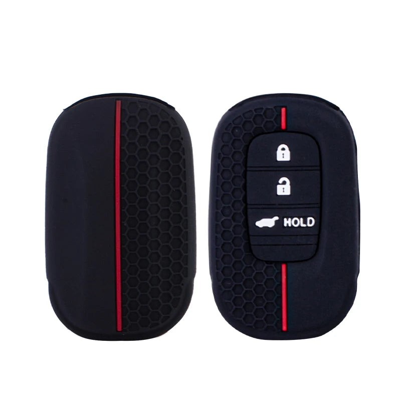 Key Fob Cover for Honda Civic 11th Gen Remote Keys, Soft Silicone Case in 3, 4, 5 and 6-Button Versions