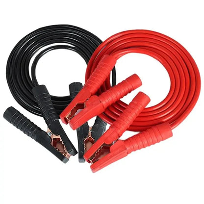 Car Jumper Cables with Alligator Clamps, Copper Booster Cables, 3 m (9.8 ft) or 4 m (13.1 ft), for Cars, Motorcycles, Mowers and Boats