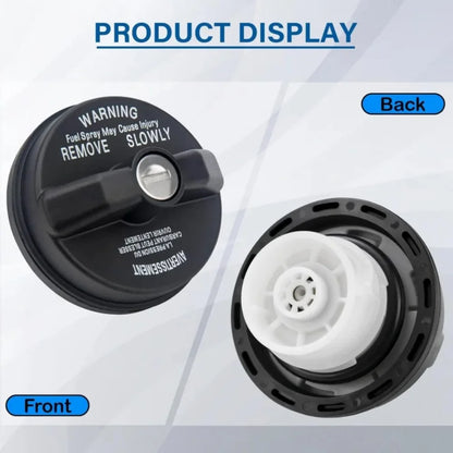 Locking Gas Cap with Key for Jeep Wrangler (JK, TJ), Grand Cherokee, Liberty and Gladiator, Plastic Replacement Fuel Tank Cap