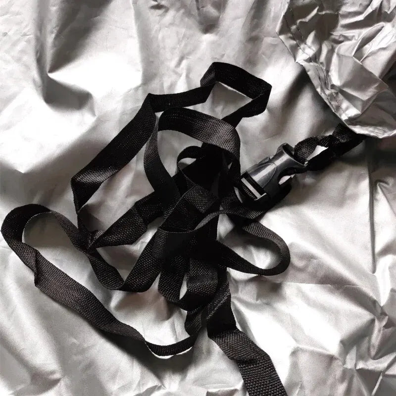 Wind straps of the car cover