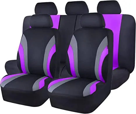 Flocking Cloth Car Seat Covers for Toyota RAV4 2020-2025, 9-Piece Set, Soft Velvet-Feel Fabric in 7 Colors