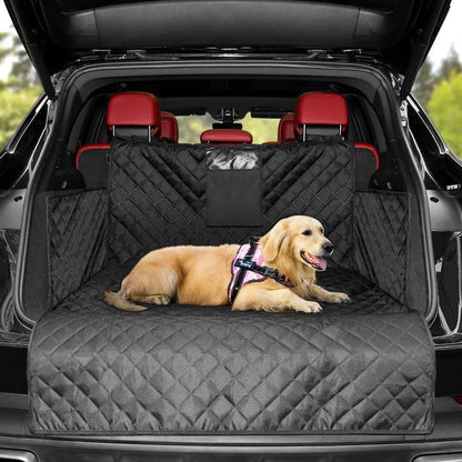 Waterproof Dog Cargo Liner for SUV Trunks, Nonslip and Wear Resistant Trunk Protector with Adjustable Straps, Easy to Install
