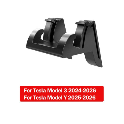 Silicone Air Vent Phone Mount for Tesla Model 3 and Model Y, Hook and Sunglass Holder, Fits Phones up to 0.5 in Thick, 2 Versions