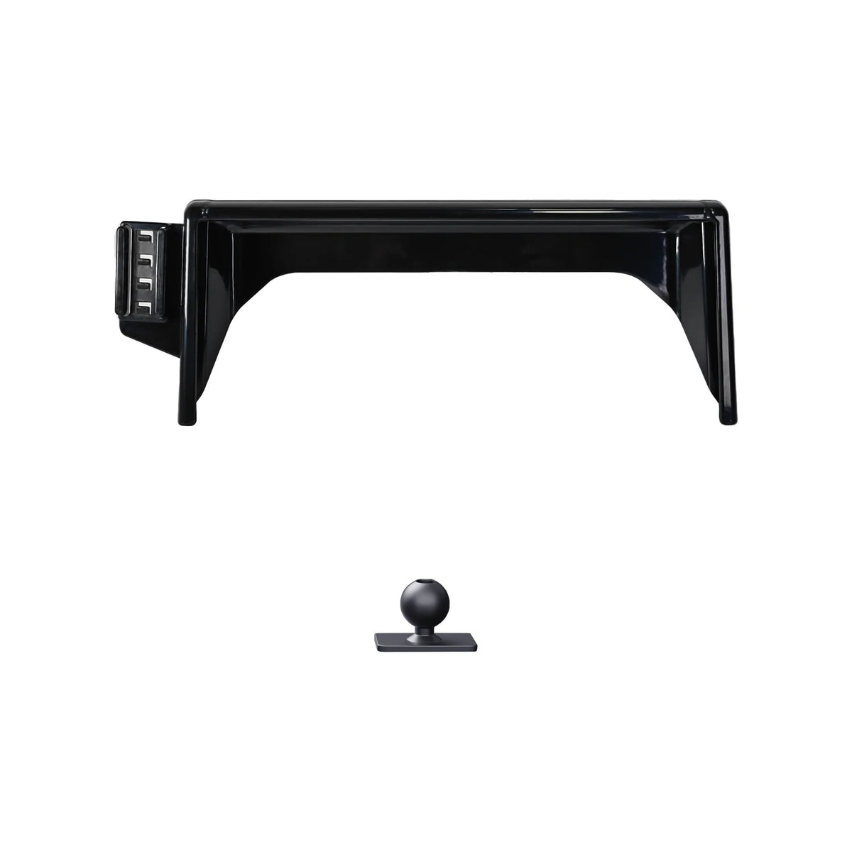 Screen Phone Mount for Toyota RAV4 2019-2023 (XA50) with 8-Inch Screen, Glass-Panel or Carbon-Look Holder, 15W Wireless Charger Option