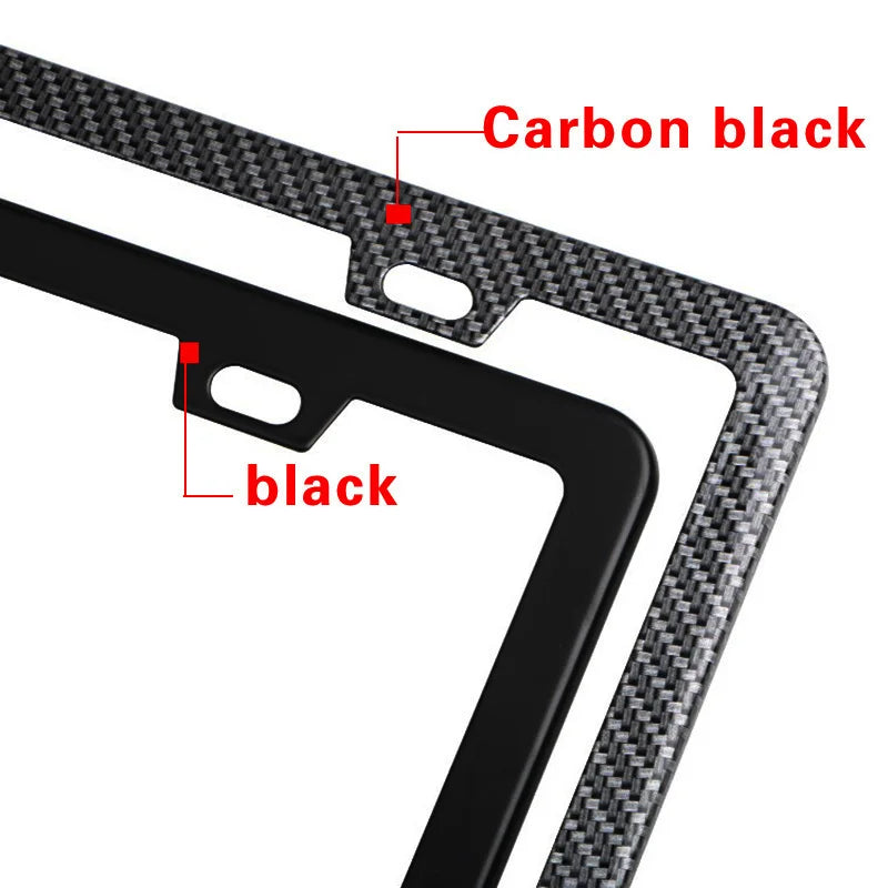 Corner detail: carbon black and black finishes