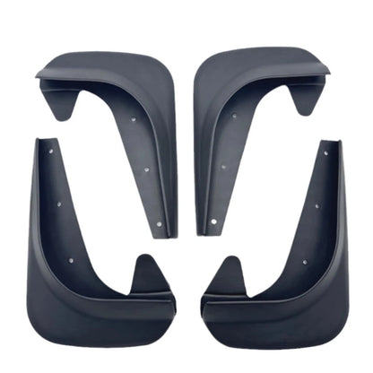 Set of 4 black universal mud flaps