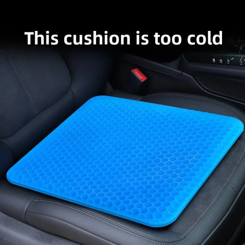Honeycomb Gel Seat Cushion, Breathable Grid Design, 15.7 x 13.8 in, for Car Seats, Office Chairs, Home and Wheelchairs
