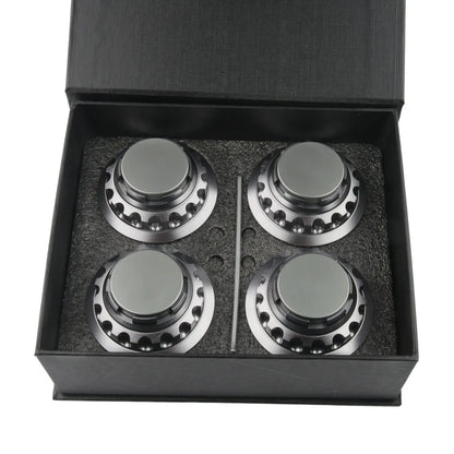 Wheel Center Caps for Toyota Camry, Corolla, Avalon, Sienna and More, 62mm Aluminum, Set of 4, 5 Colors