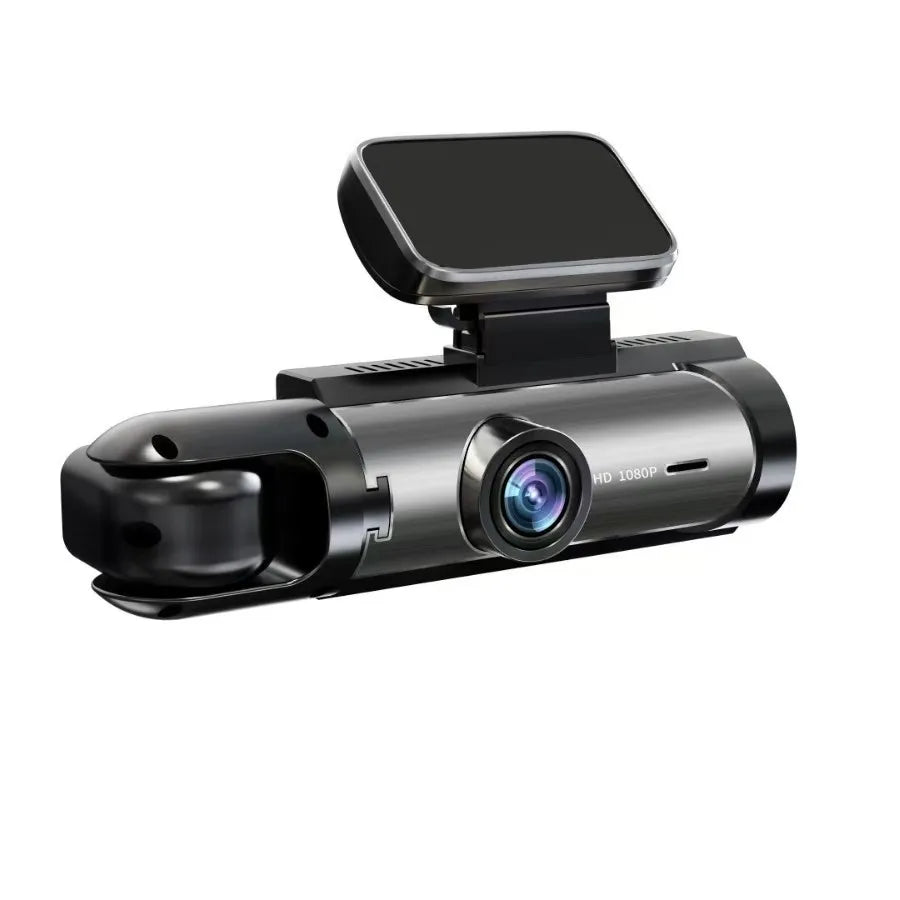 Compact dual lens dash cam