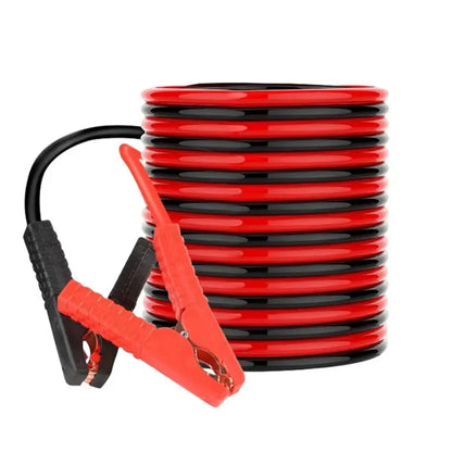 Car Jumper Cables with Alligator Clamps, Copper Booster Cables, 3 m (9.8 ft) or 4 m (13.1 ft), for Cars, Motorcycles, Mowers and Boats