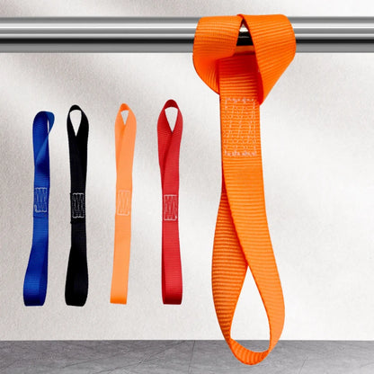 Soft loop tie-down straps in several colors