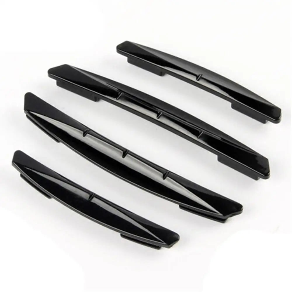 Car Door Edge Guard Strips, 4 Pack Stick-On PVC Door Protectors Against Scratches and Small Knocks, Universal Fit, Black or Clear