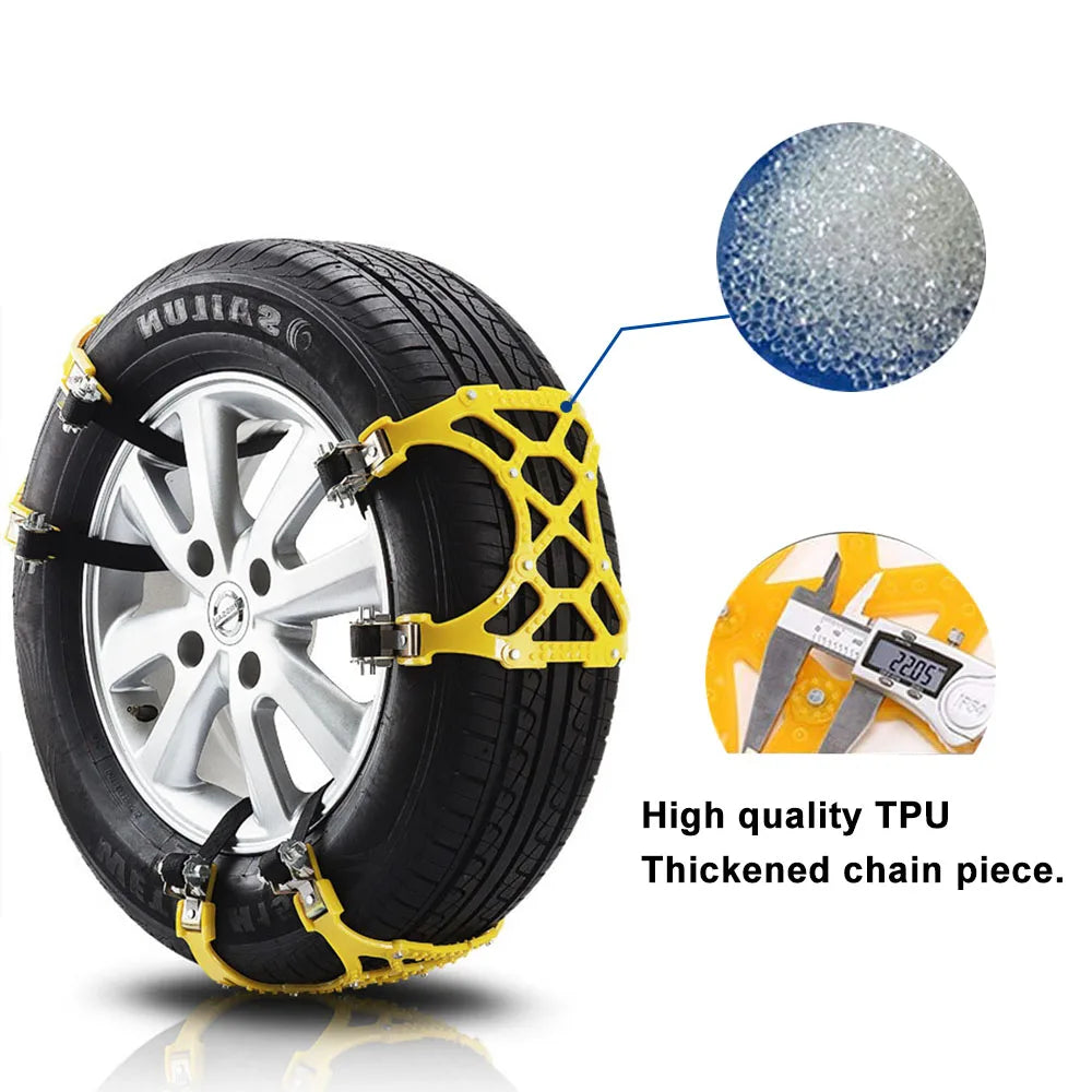 Thick TPU chain piece with steel studs