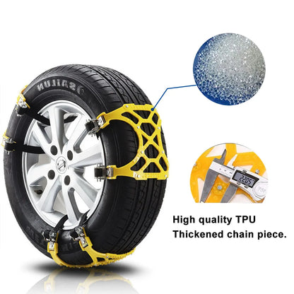 Thick TPU chain piece with steel studs