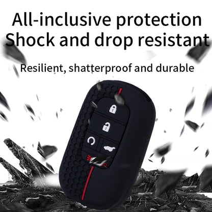 Key Fob Cover for Honda Civic 11th Gen Remote Keys, Soft Silicone Case in 3, 4, 5 and 6-Button Versions