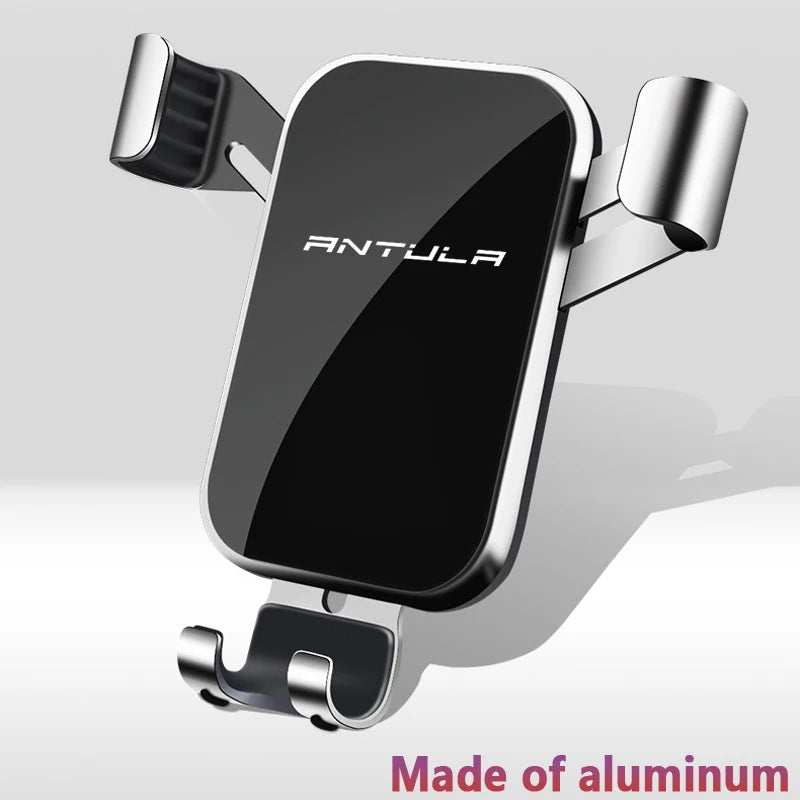 Air Vent Phone Mount for Toyota RAV4 2019-2023 (XA50) with 8-Inch Screen, Aluminum or Carbon-Look Holder, 15W Wireless Charger Option
