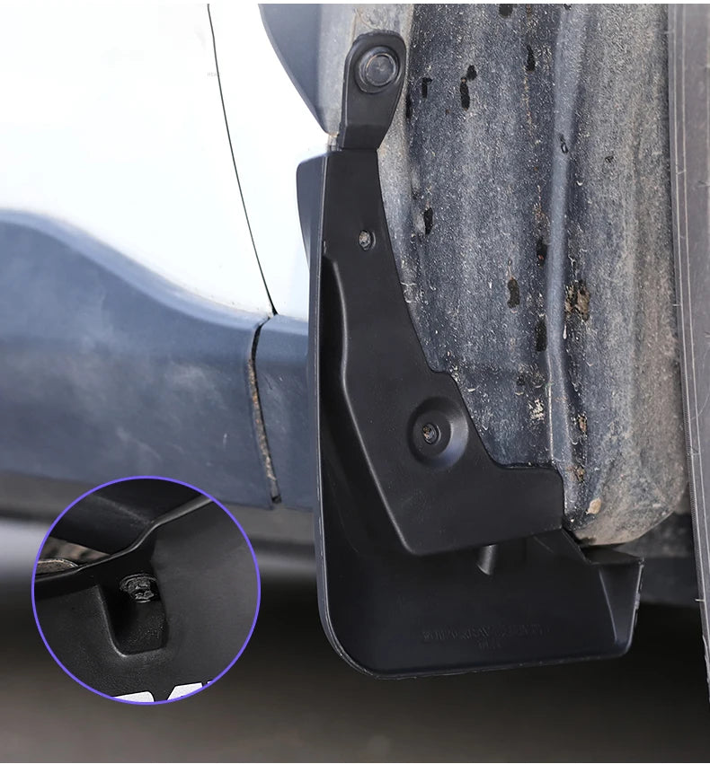 Mud Flaps for Toyota RAV4 2019-2023 (XA50) Including Hybrid, Front and Rear Plastic Splash Guards, 1 Set