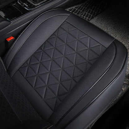 Black PU leather seat cushion