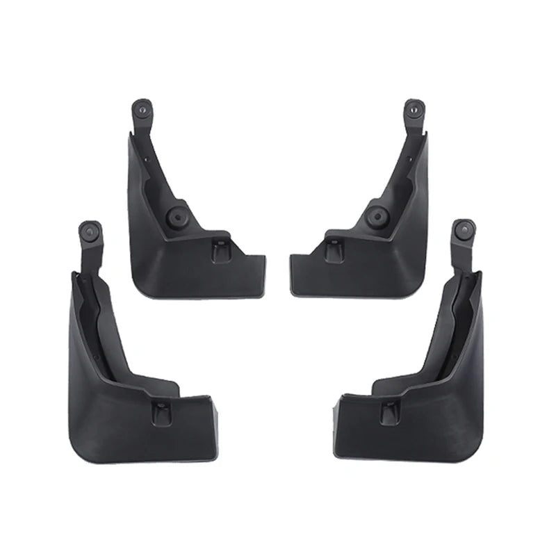 Mud Flaps for Toyota RAV4 2019-2025 (XA50) Including Hybrid, Set of 4 Black ABS Splash Guards
